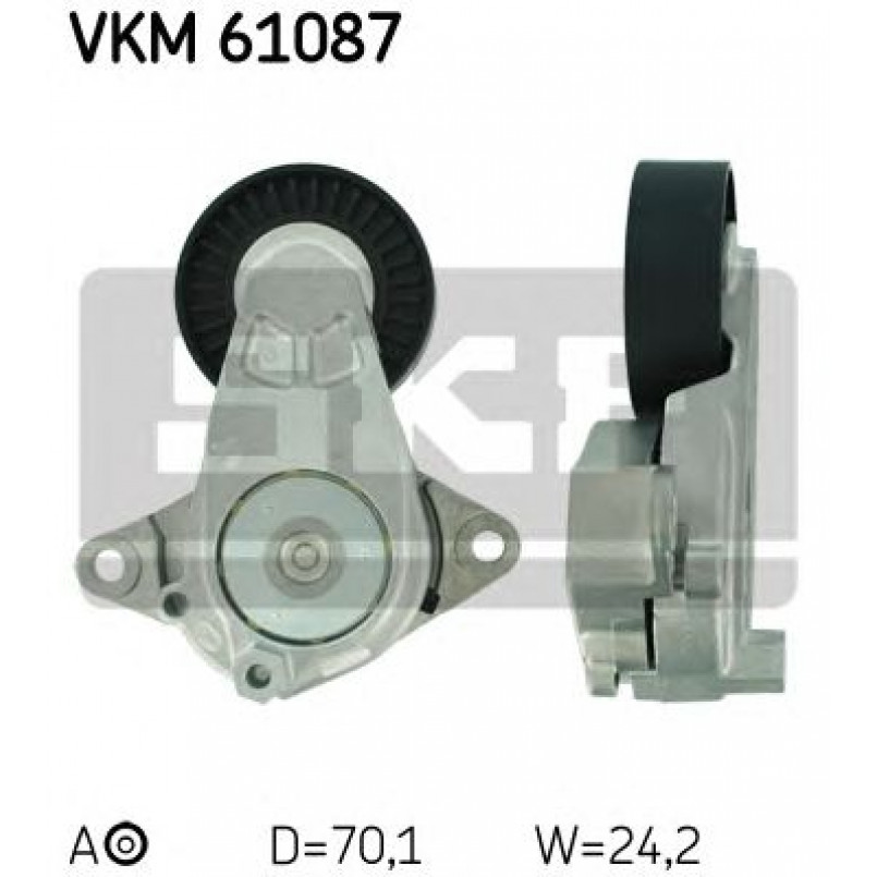 VKM 61087 SKF Натягувач поліклинового ременя